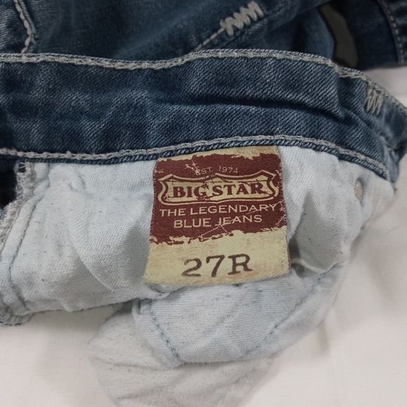 Big Star Liv style women's 27R vintage mid rise stretch bootcut jean 5 pocket - Picture 15 of 16